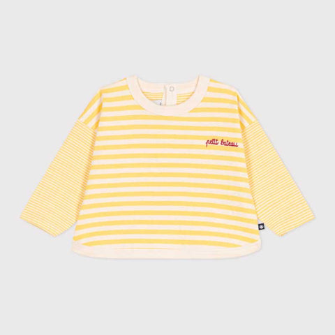 TEE SHIRT ML - PETIT BATEAU - Colore: Azzurro - Stagione: Primavera-Estate