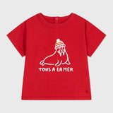 TEE SHIRT MC - PETIT BATEAU - Colore: Azzurro - Stagione: Primavera-Estate