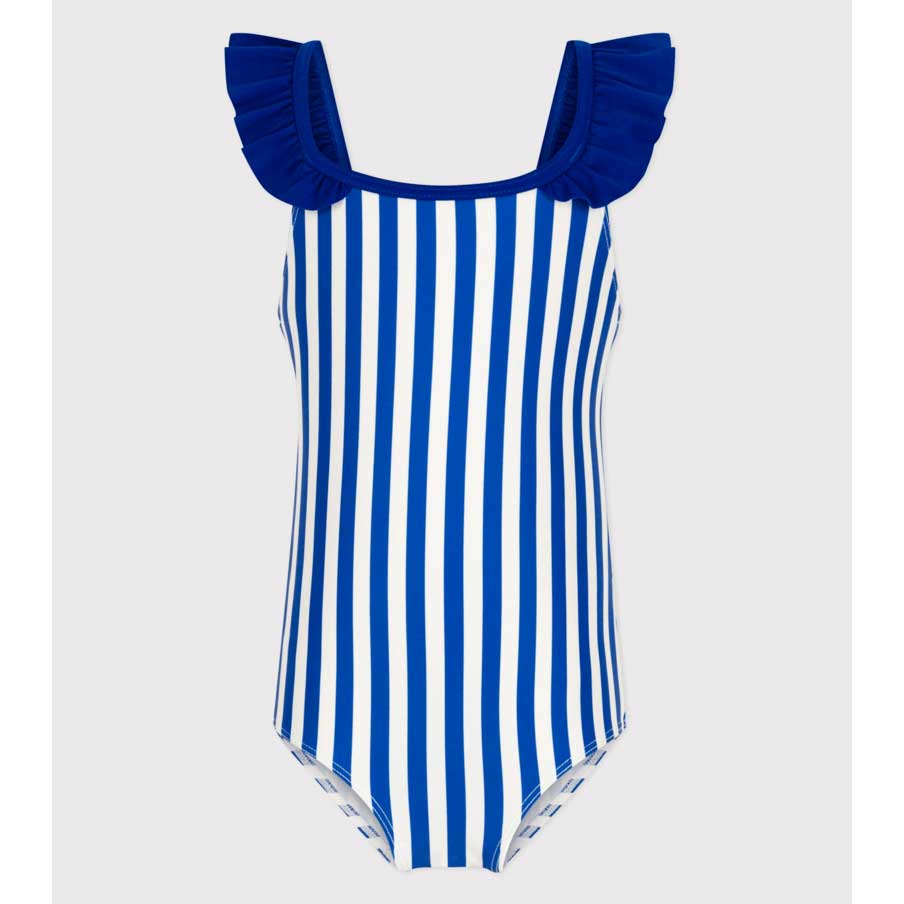 
Costume da bagno intero a righe in poliammide della Linea Abbigliamento Bambina Petit Bateau.
Sc...