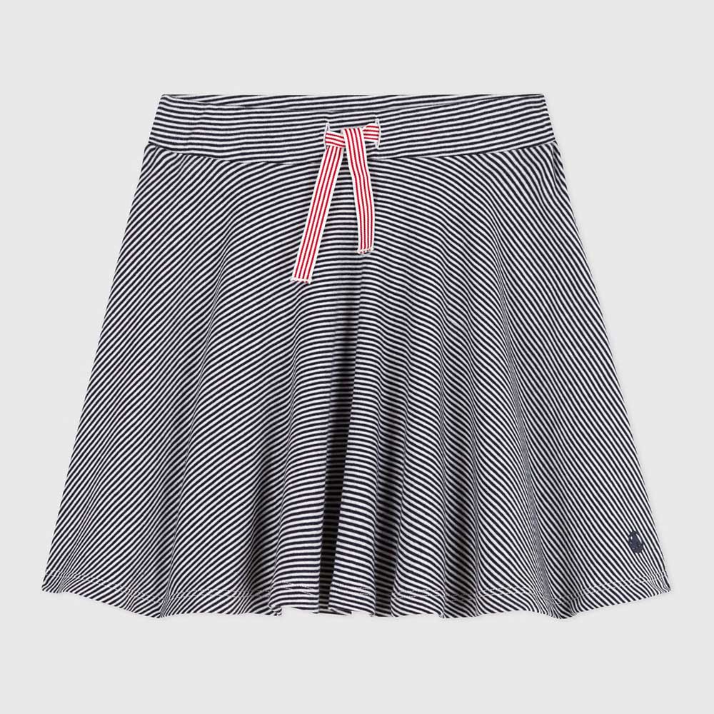 
Gonna della Linea Abbigliamento Bambina Petit Bateau in tessuto a costine 1x1 a righe, un tessut...