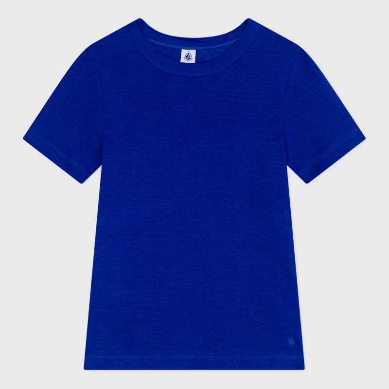 T-shirt from the Petit Bateau Women's Clothing Line in linen jersey is ideal for the summer seaso...