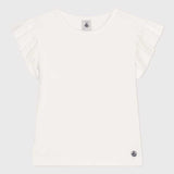 TEE SHIRT - PETIT BATEAU - Sesso: Bambina - Colore: Bianco - Stagione: Primavera-Estate
