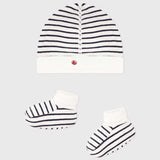 BONNET + CHAUSSONS - PETIT BATEAU - Sesso: Unisex - Colore: Blu - Stagione: Primavera-Estate