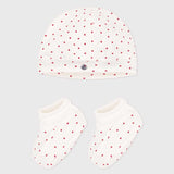 BONNET + CHAUSSONS - PETIT BATEAU - Sesso: Unisex - Colore: Rosso - Stagione: Primavera-Estate