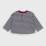 TEE SHIRT ML - PETIT BATEAU - Colore: Blu - Stagione: Primavera-Estate