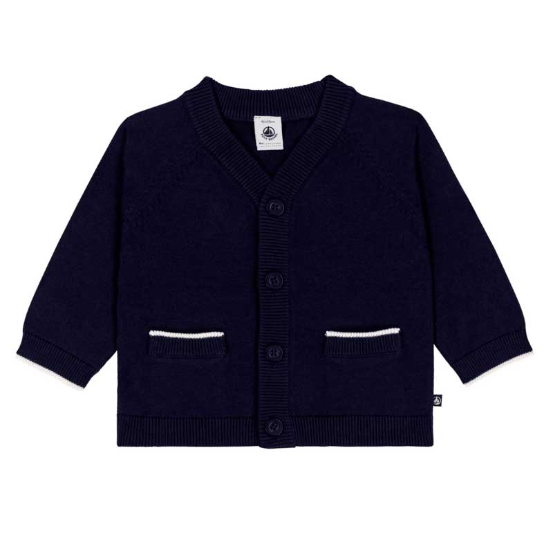 Un cardigan elegante e pratico, perfetto per accompagnare il tuo bambino nelle giornate fresche d...