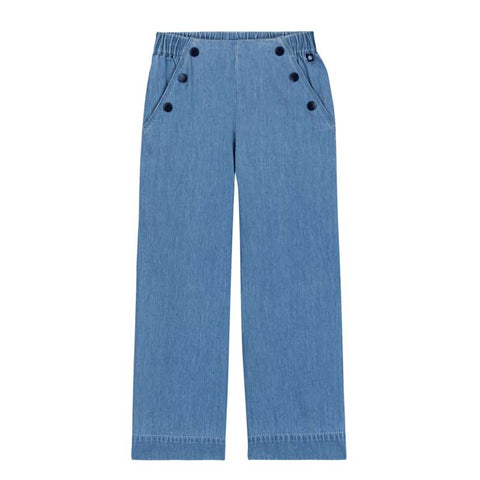 PANTALONE - PETIT BATEAU - Sesso: Bambina - Colore: Blu - Stagione: Primavera-Estate