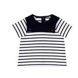 BLOUSE MC - PETIT BATEAU - Sesso: Bambina - Colore: Bianco - Stagione: Primavera-Estate