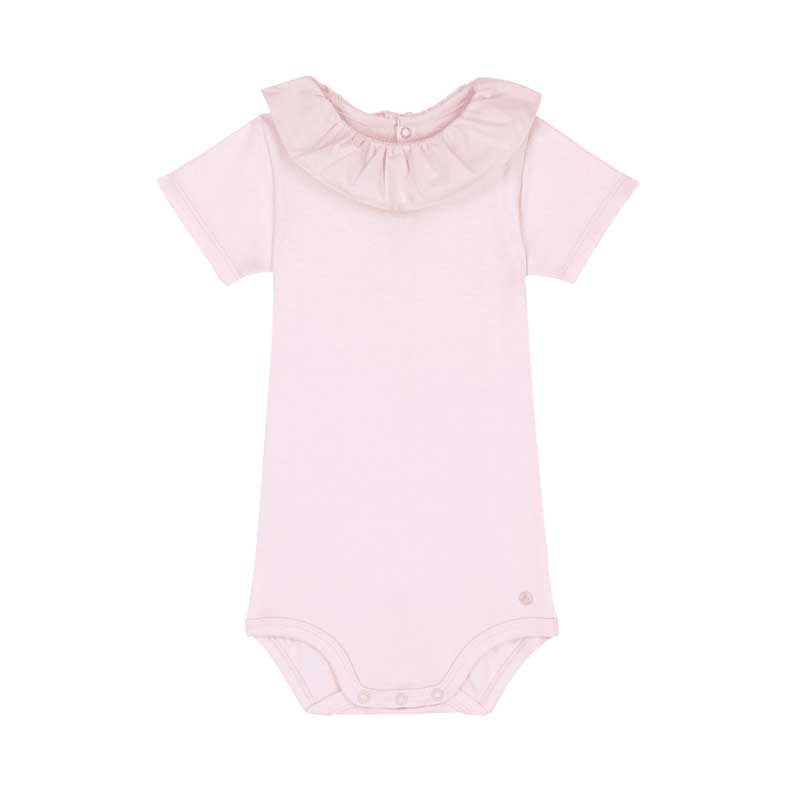 
Body aus der Mädchenbekleidungslinie Petit Bateau aus 1x1-Rippstrick, ein dehnbares und bequames...