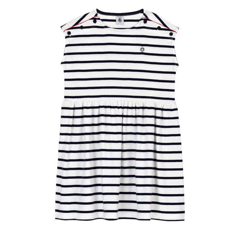 ROBE SM - PETIT BATEAU - Sesso: Bambina - Colore: Bianco - Stagione: Primavera-Estate