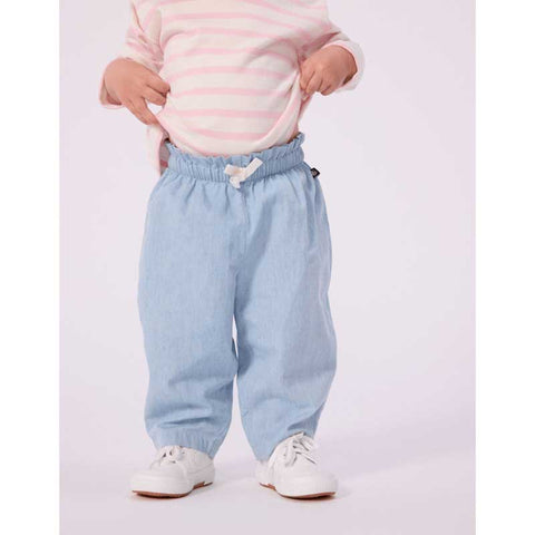 PANTALONE - PETIT BATEAU - Sesso: Bambina - Colore: Blu - Stagione: Primavera-Estate
