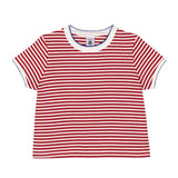 TEE SHIRT MC - PETIT BATEAU - Sesso: Bambina - Colore: Rosso - Stagione: Primavera-Estate