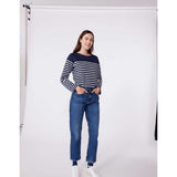 MAGLIONE A RIGHE - PETIT BATEAU - Sesso: Donna - Colore: Blu - Stagione: Autunno-Inverno