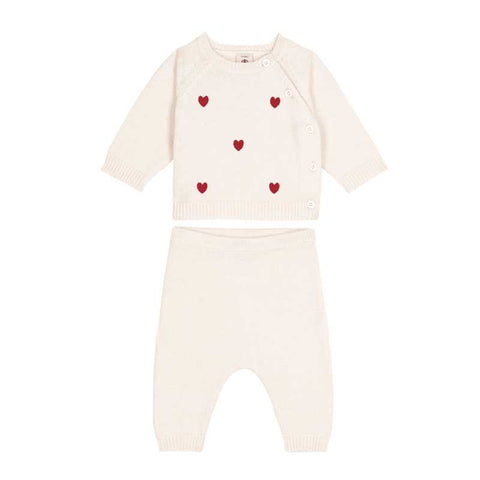 COMPLETO 2 PEZZI - PETIT BATEAU - Colore: Rosso - Stagione: Autunno-Inverno