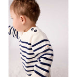 MAGLIONE A RIGHE - PETIT BATEAU - Colore: Blu - Stagione: Autunno-Inverno