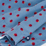 BLOUSE ML - PETIT BATEAU - Sesso: Bambina - Colore: Blu - Stagione: Autunno-Inverno