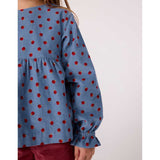 BLOUSE ML - PETIT BATEAU - Sesso: Bambina - Colore: Blu - Stagione: Autunno-Inverno