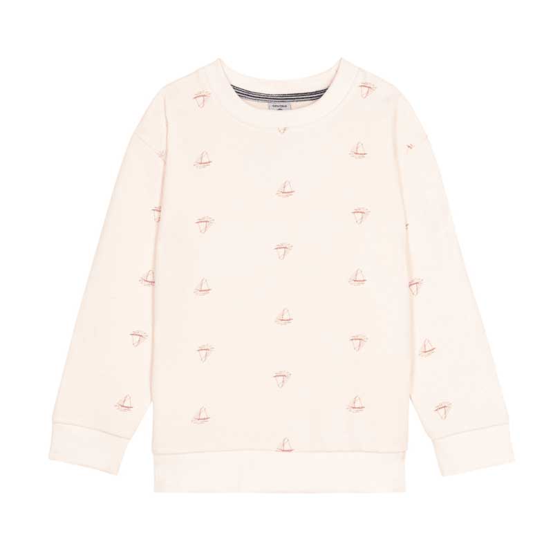 
Pullover aus der Kinderbekleidungslinie Petit Bateau aus weichem und bequemem Fleece-Stoff.
Rund...