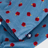 BLUSA A MANICHE LUNGHE - PETIT BATEAU - Sesso: Bambina - Colore: Blu - Stagione: Autunno-Inverno