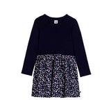 VESTITO MANICA LUNGA - PETIT BATEAU - Sesso: Bambina - Colore: Blu - Stagione: Autunno-Inverno