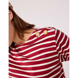 MAGLIONE A RIGHE - PETIT BATEAU - Sesso: Donna - Colore: Rosso - Stagione: Autunno-Inverno