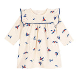 VESTITO A MANICHE LUNGHE - PETIT BATEAU - Sesso: Bambina - Colore: Bianco - Stagione: Autunno-Inverno