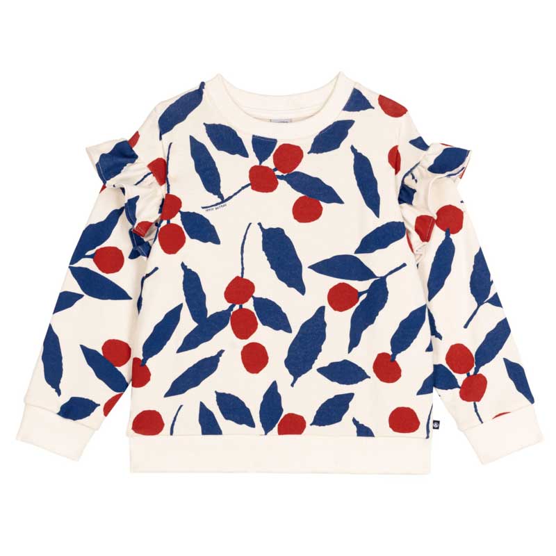 
Maglia della Linea Abbigliamento Bambina Petit Bateau in tessuto felpato morbido e comodo.
Volan...