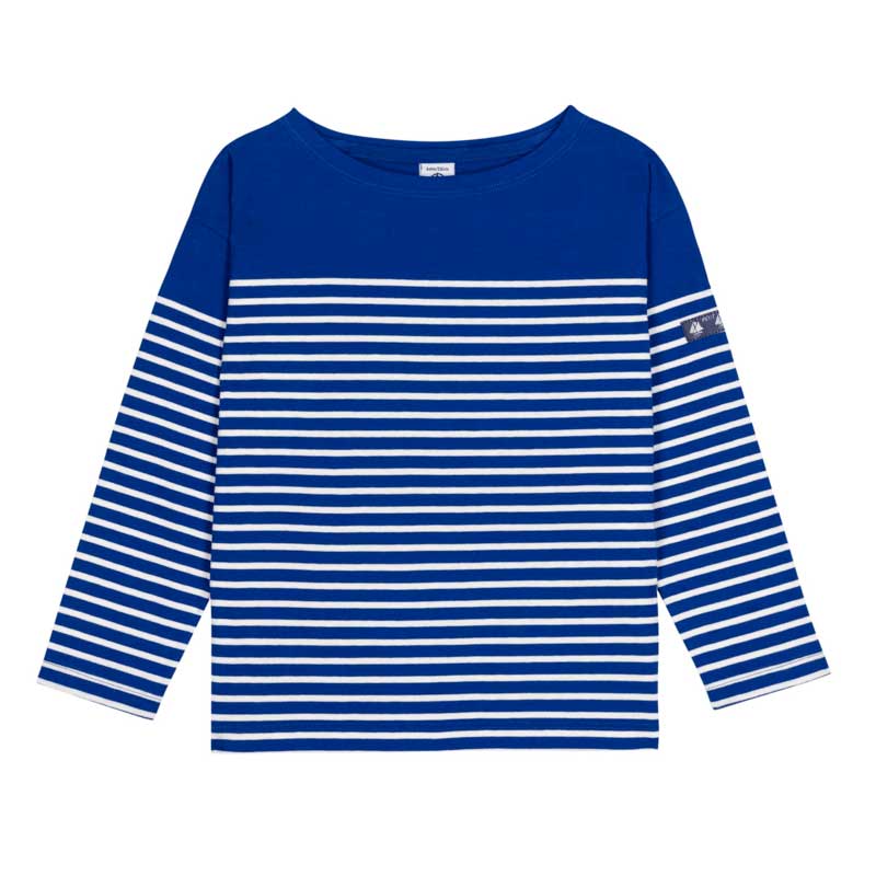 Il maglione a righe di Petit Bateau è un must-have per ogni piccolo esploratore. Comodo e versati...
