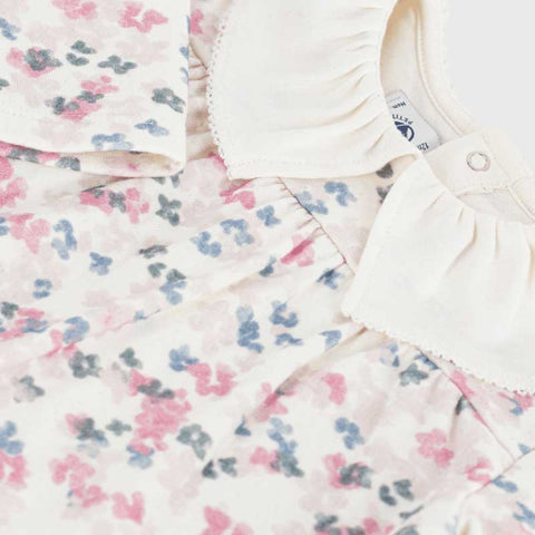 BLUSA A MANICHE LUNGHE - PETIT BATEAU - Sesso: Bambina - Colore: Panna - Stagione: Autunno-Inverno