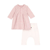 VESTITO MANICA LUNGA CON LEGGINS - PETIT BATEAU - Sesso: Bambina - Colore: Rosa - Stagione: Autunno-Inverno