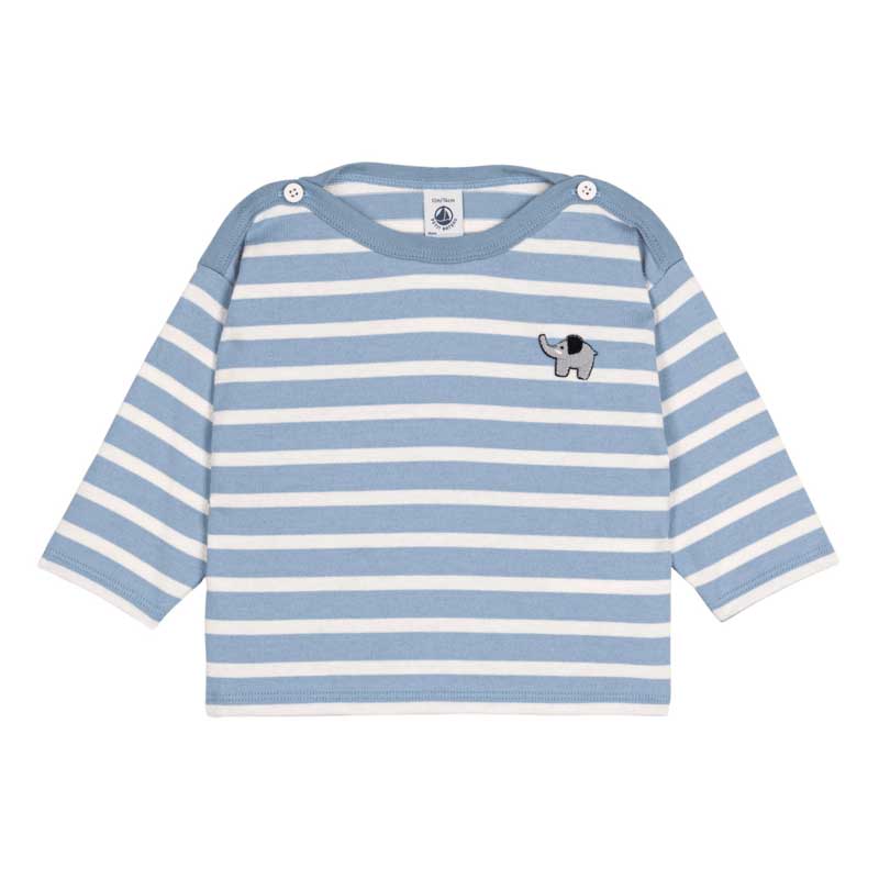 
Tshirt della Linea Abbigliamento Bambino Petit Bateau in jersey, un materiale morbido e conforte...