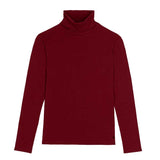 MAGLIONCINO COLLO ALTO A MANICA LUNGA - PETIT BATEAU - Sesso: Donna - Colore: Rosso - Stagione: Autunno-Inverno