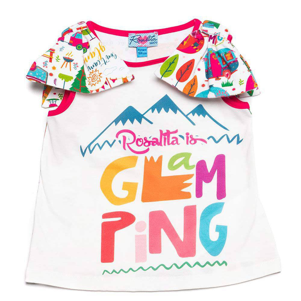 Top de la gamme vêtements fille Rosalita Senoritas, avec des nœuds sur les bretelles,
  et des de...