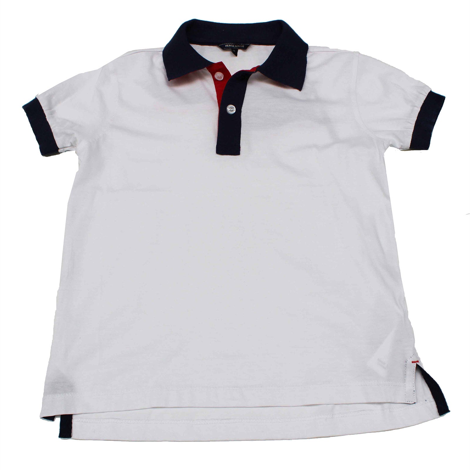 Polo de la ligne vêtements enfant Silvian Heach manches courtes avec finition contrastée de coule...