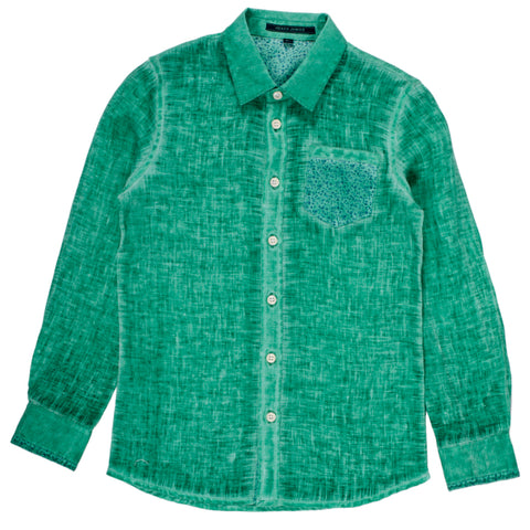 SHIRT BAZZOCCHI - SILVIAN HEACH - Colore: Verde - Stagione: Primavera-Estate