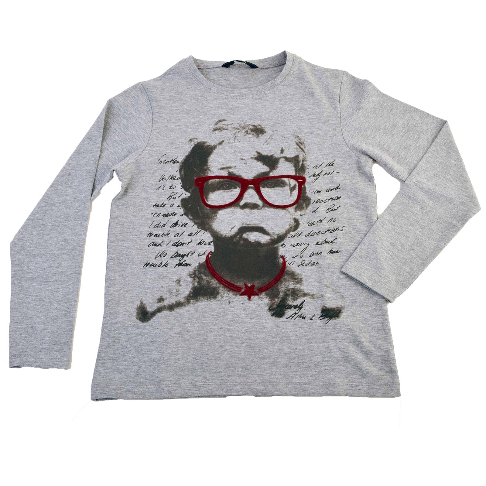 T-shirt à manches longues de la ligne de vêtements pour enfants Silvian Heach Kids, col rond ; de...