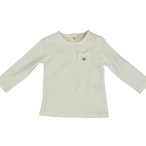 T-SHIRT CIMONE - SILVIAN HEACH - Sesso: Bambina - Colore: Panna - Stagione: Autunno-Inverno