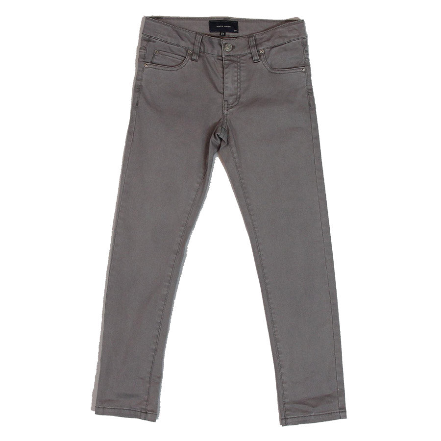 Pantalone della linea abbigliamento bambino Silvian Heach Kids. Tinta unita, modello cinque tasch...