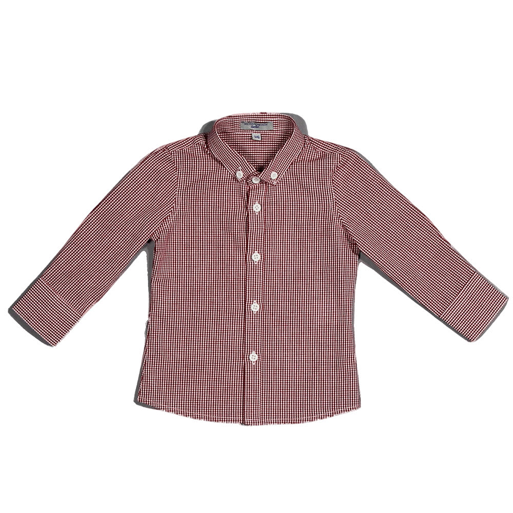 Chemise de la ligne vêtements enfant Silvian Heach Kids. Motif à carreaux. Disponible en d'autres...