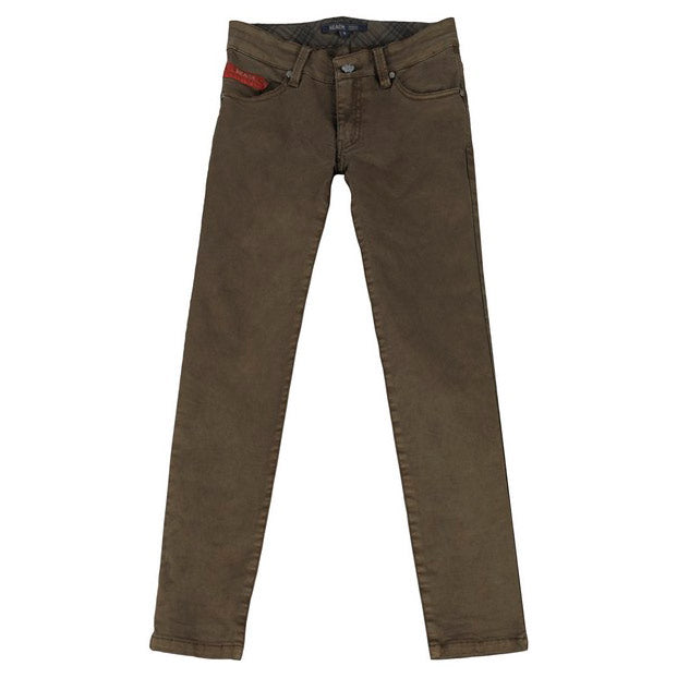 Pantalon coupe slim de la ligne vêtements enfant Silvian Heach Kids, taille basse, taille ajustab...