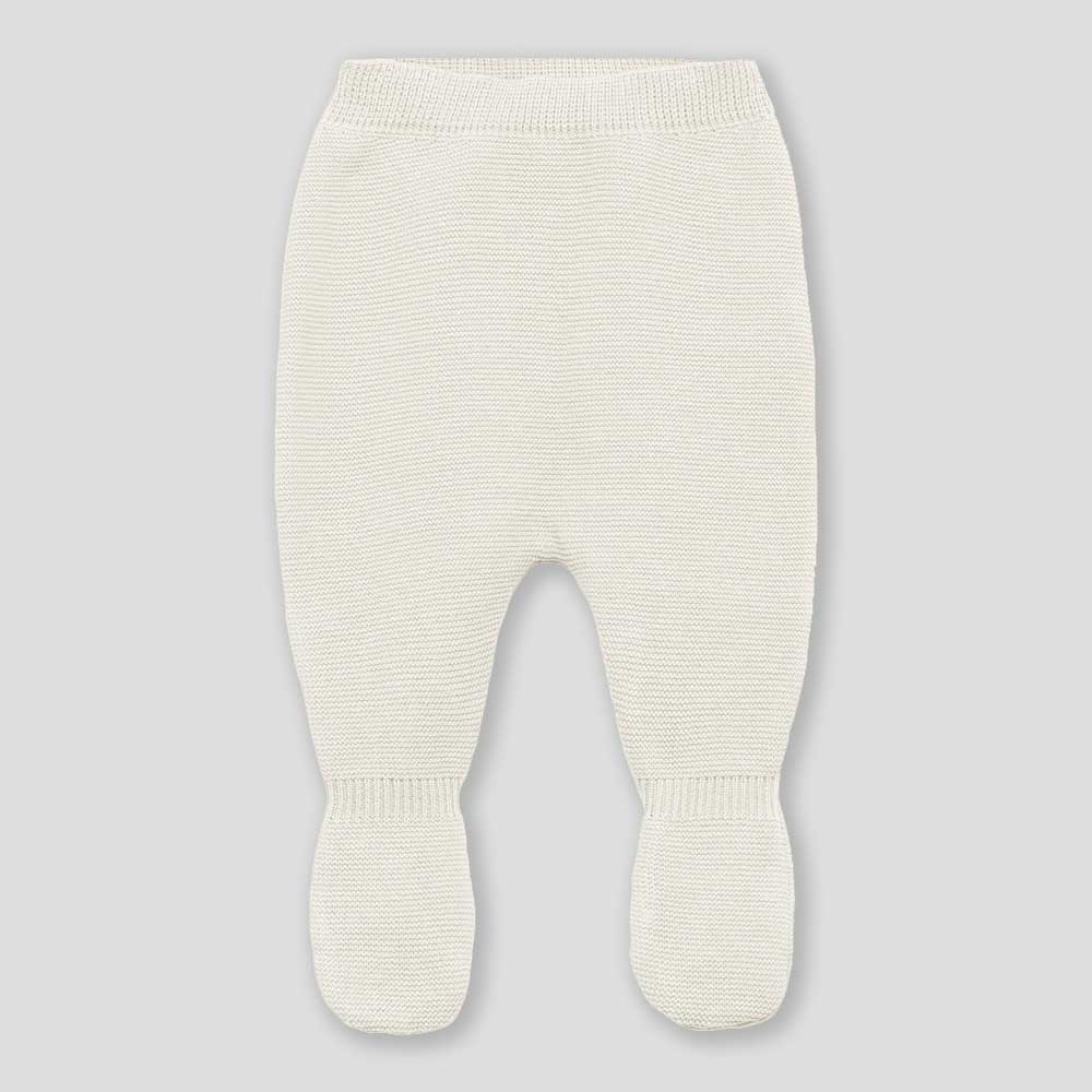 Perfetto per avvolgere la tua piccola in un caldo abbraccio, questo pantalone con piedini è l'ide...