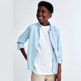 CAMICIA DENIM MANICA LUNGA