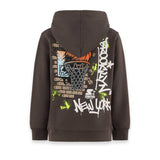 FELPA CON CAPPUCCIO FULL ZIP