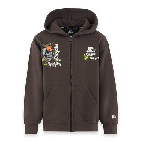 FELPA CON CAPPUCCIO FULL ZIP