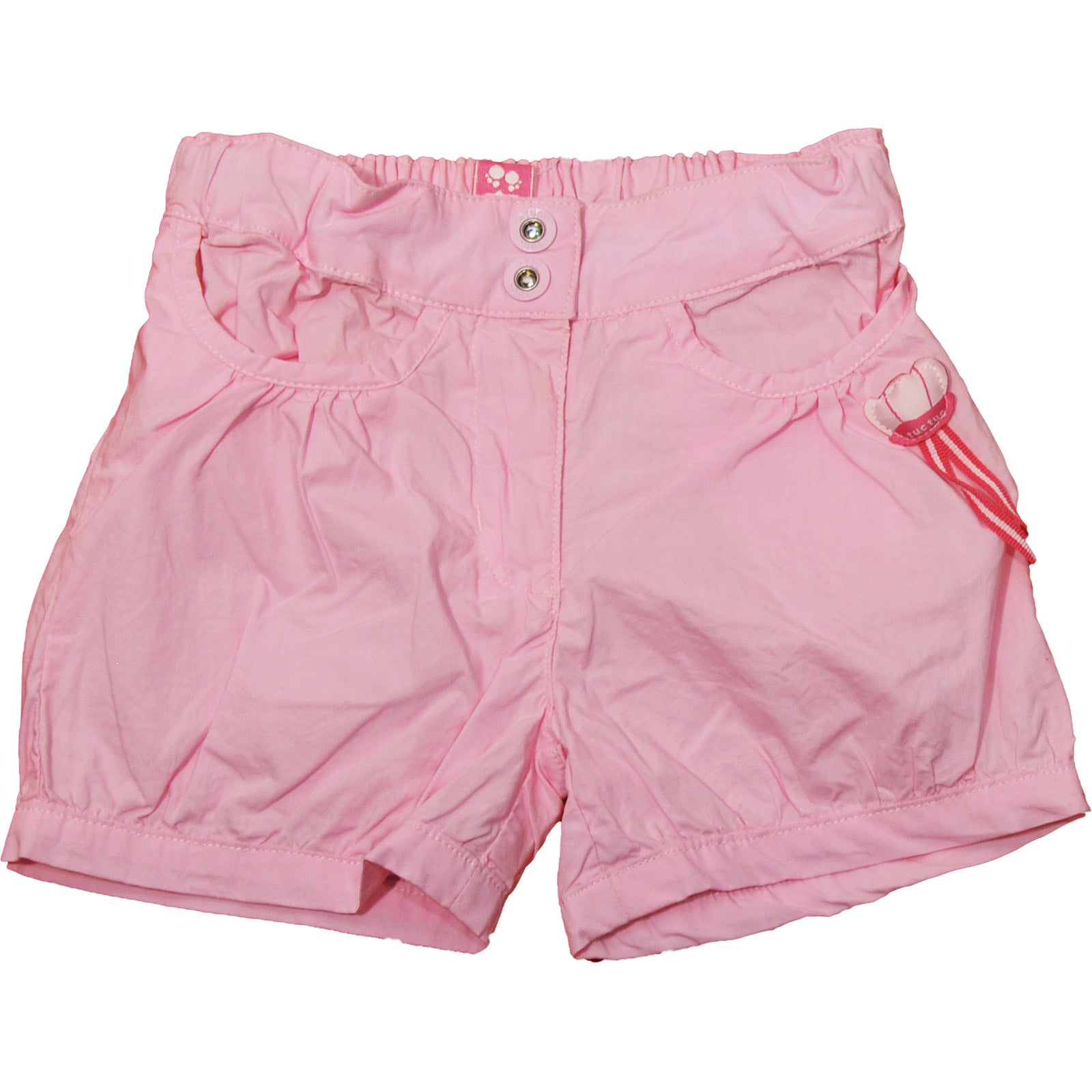 
  Short della linea abbigliamento bambina Tuc Tuc in popeline di cotone, con taschinesul davanti...