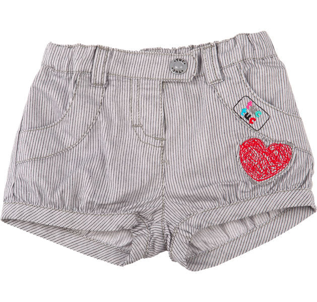 Shorts de la ligne vêtements fille Tuc Tuc avec petites poches, taille réglable à la taille.
Comp...