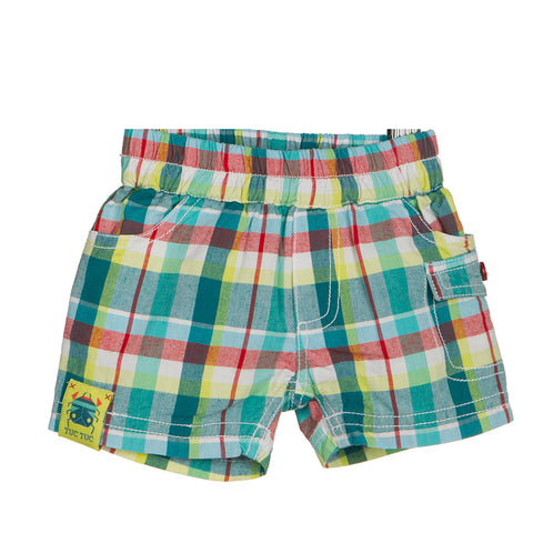 BERMUDAS POPELINE À CARREAUX BUGS