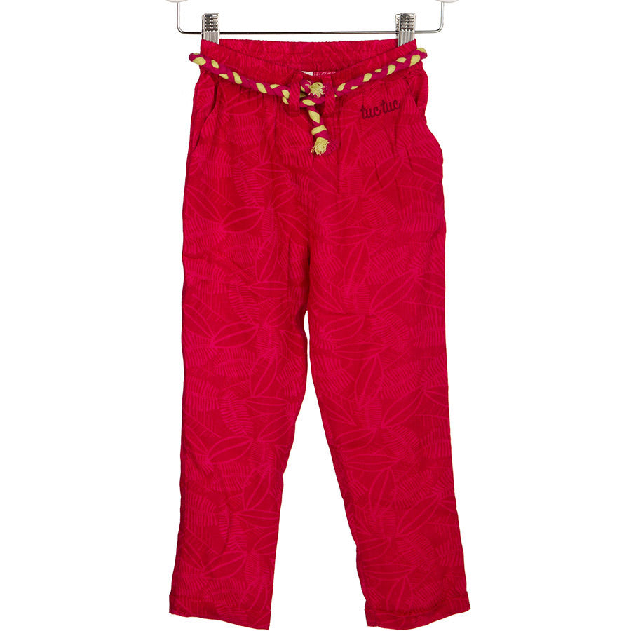
  Pantalone della linea abbigliamento bambina Tuc Tuc in tessuto leggero e modello
  largo. tasc...