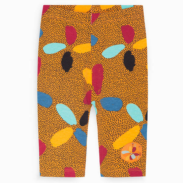 Leggings de la ligne vêtements fille Tuc Tuc, avec un motif afro aux couleurs vives.
Compositions...