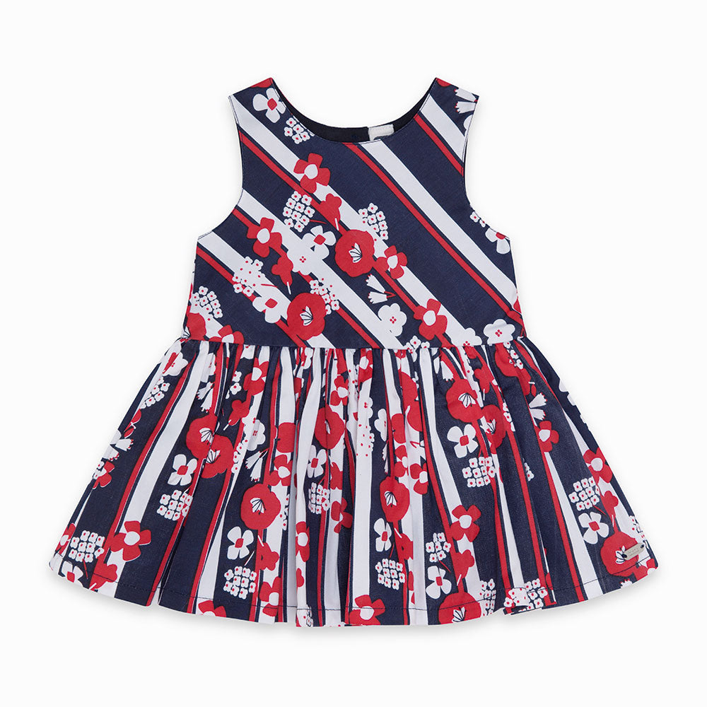
  Abitino della Linea Abbigliamento Bambina Tuc Tuc, elegante senza maniche, con taglio
  in vit...